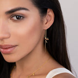 Chic hummingbird earrings