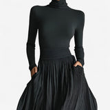 Rachel Long High-Waisted Dress