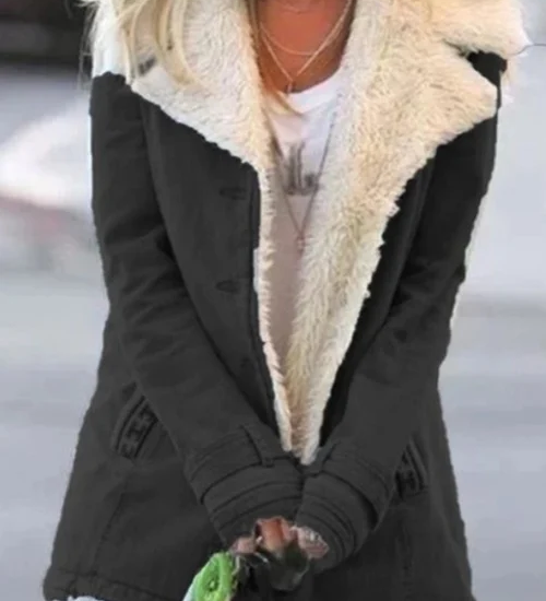 Andrea Elegant Quilted Coat
