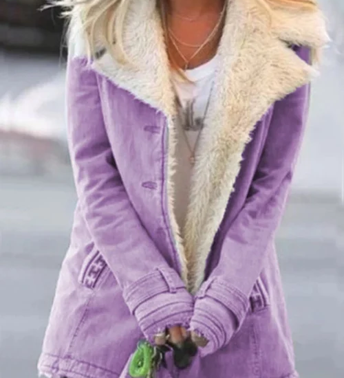Andrea Elegant Quilted Coat