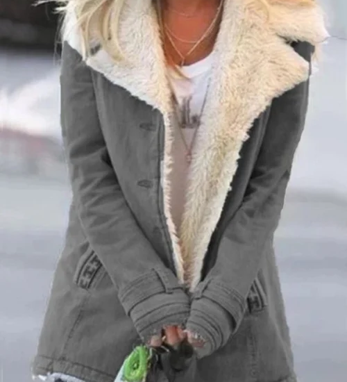 Andrea Elegant Quilted Coat