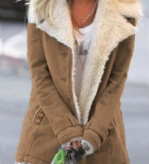 Andrea Elegant Quilted Coat