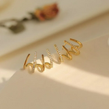 Aurora - Gold earrings