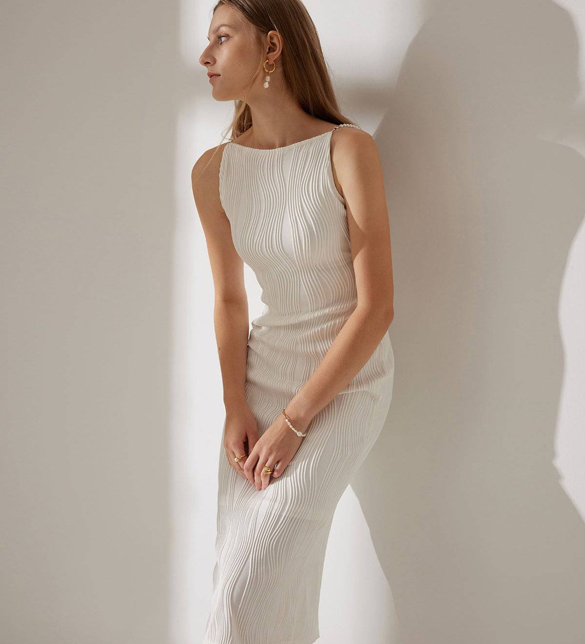 Martha Textured Cami Dress