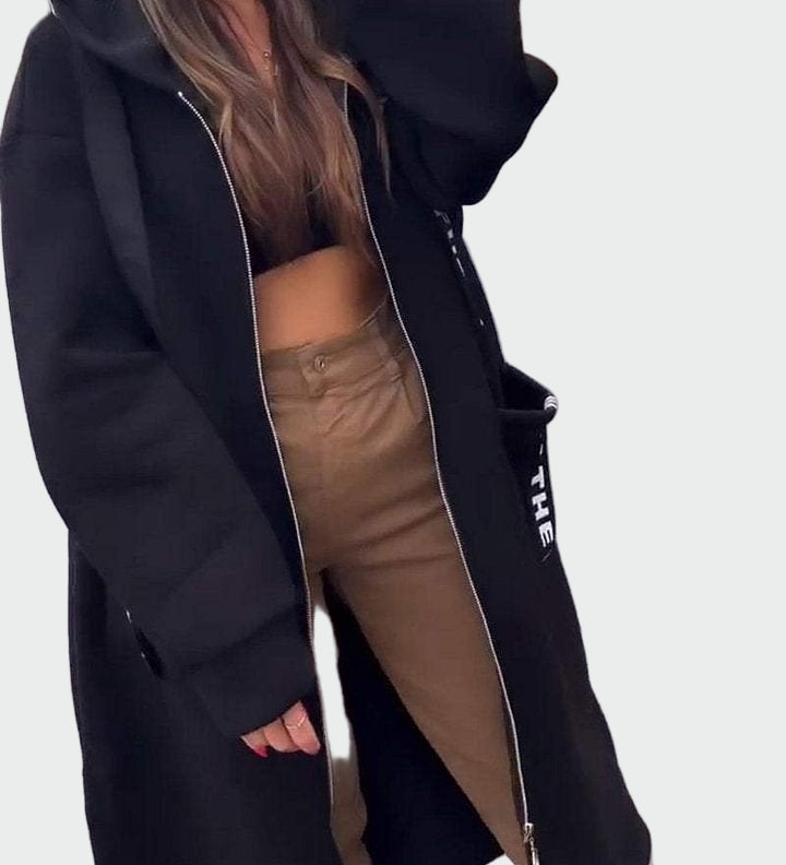 Karina Long Hooded Coat
