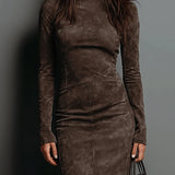 Lorna Long Brown Dress