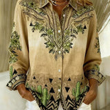 Carol | Western Floral Print Shirt