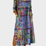 Ariadne Multicolour Patchwork Denim Dress