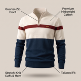 Elston | Heritage Quarter-Zip Jumper