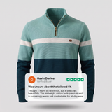 Elston | Heritage Quarter-Zip Jumper