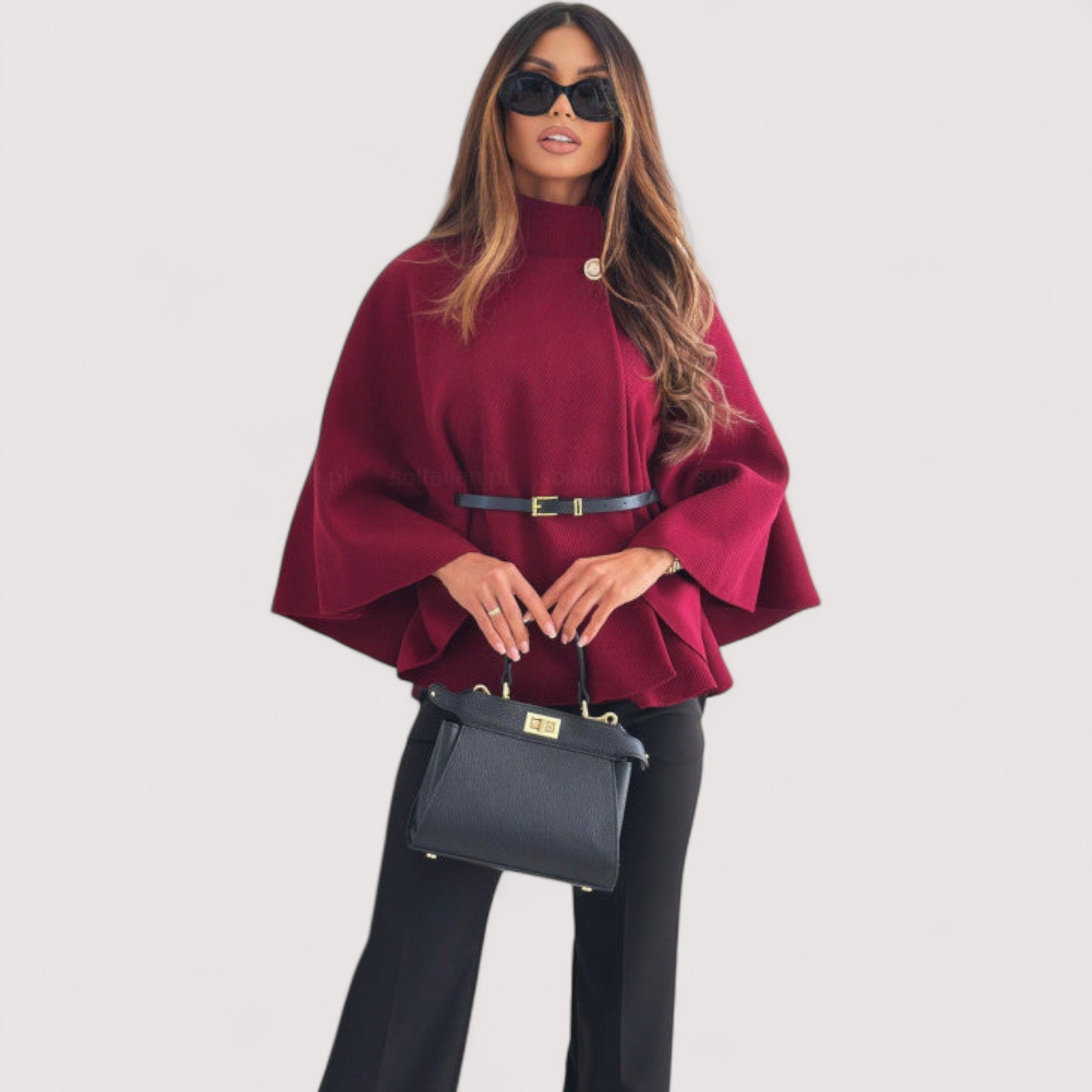 Angela Butterfly-Sleeve Coat