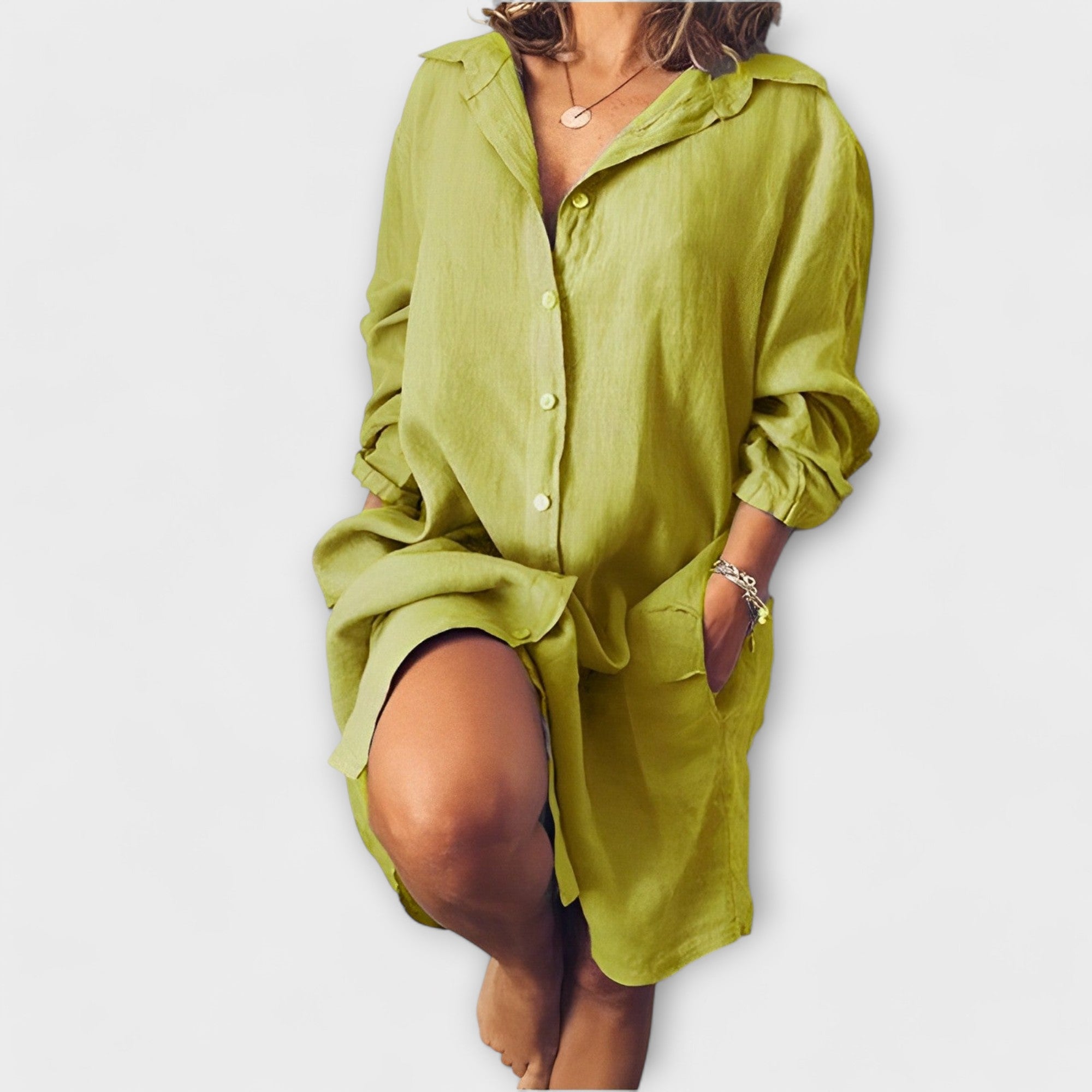 Grace Casual Canvas Blouse