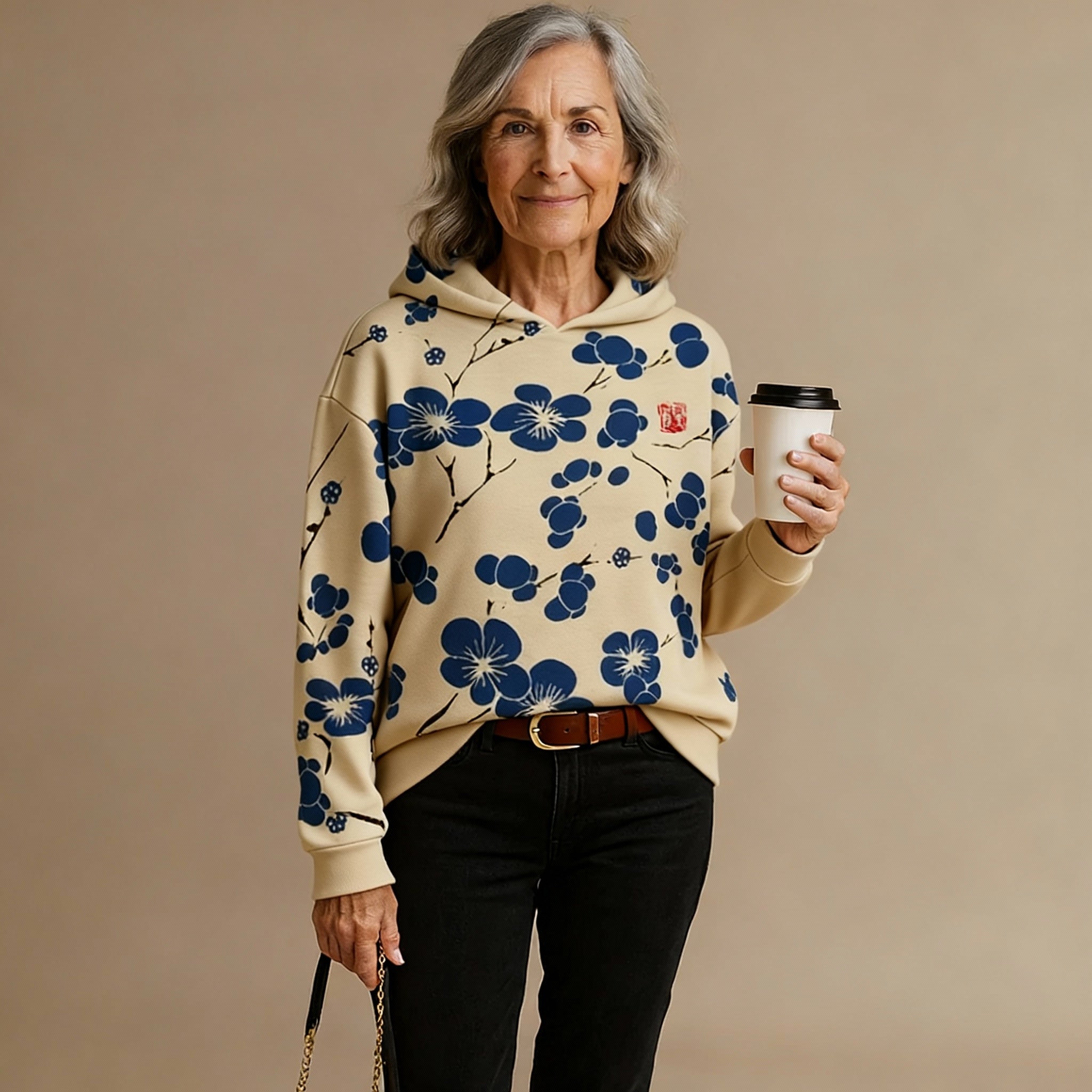 Olivia - Soft-touch sweatshirt