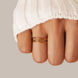 Flawless Circle - Gold Ring