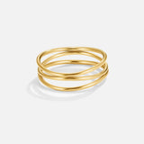 Flawless Circle - Gold Ring