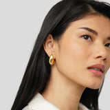 Ame Gold Round Earrings