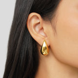 Ame Gold Round Earrings