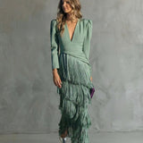 Millie Elegant Fringe Dress