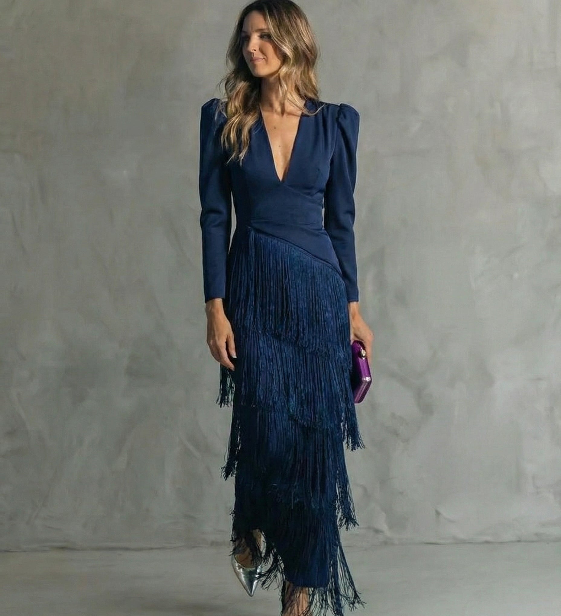 Millie Elegant Fringe Dress