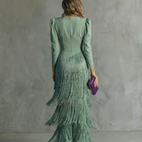 Millie Elegant Fringe Dress