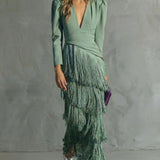 Millie Elegant Fringe Dress