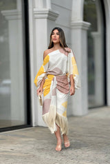 Daniela – Luxury two-piece set with fringe