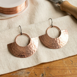 Copper earrings