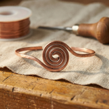 Ancient Spiral Copper Necklace
