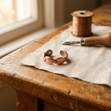 Woven Wire Copper Ring