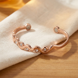 Lark Crystal Wave Copper Bracelet