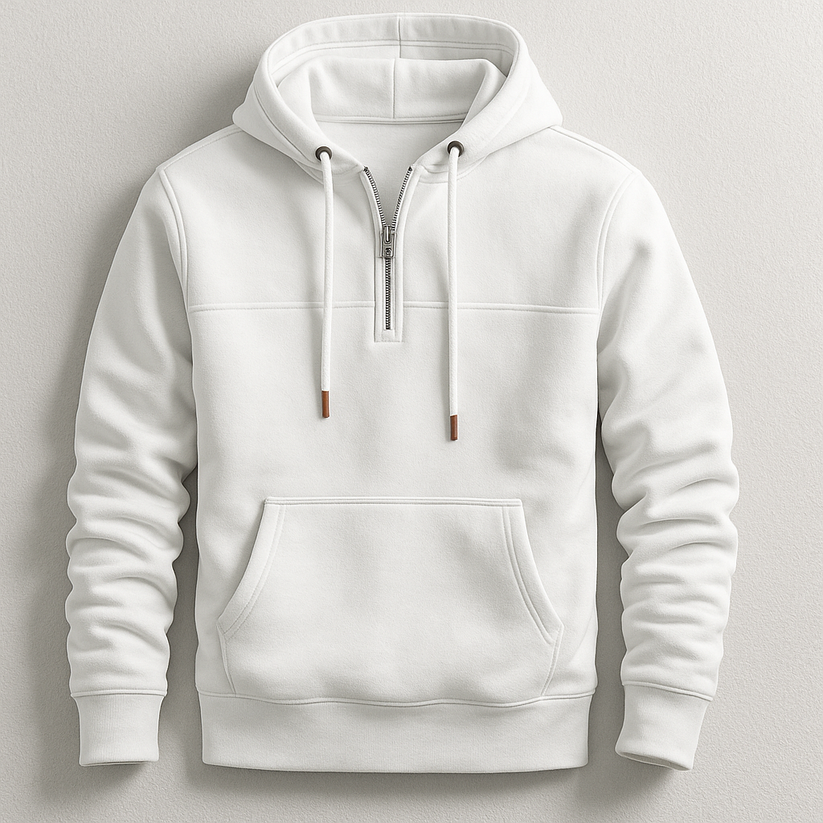 Michael | Casual Hooded Zip Jumper