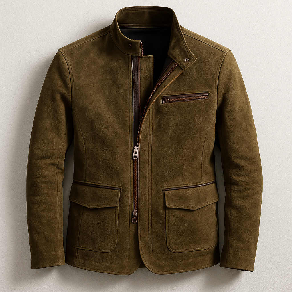 Mark | Suede-Effect Casual Jacket