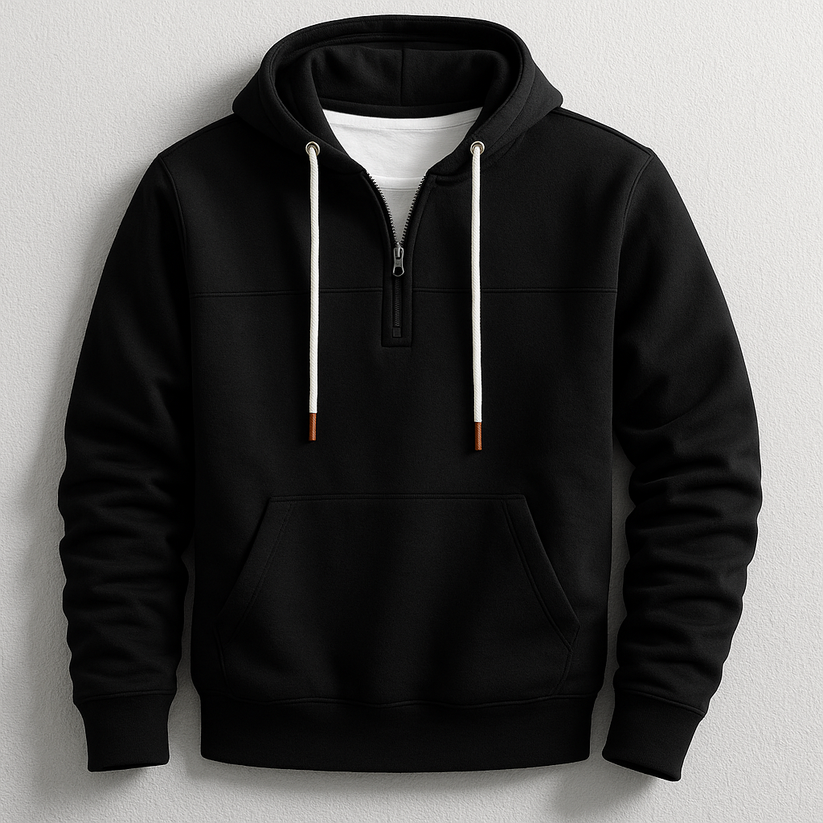 Michael | Casual Hooded Zip Jumper