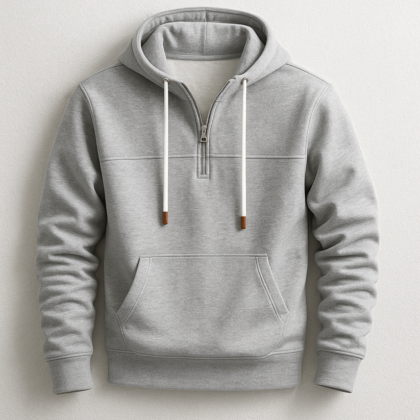 Michael | Casual Hooded Zip Jumper