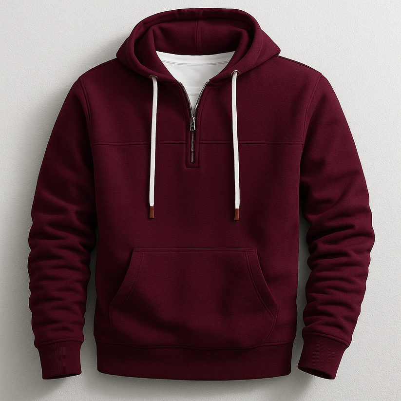 Michael | Casual Hooded Zip Jumper
