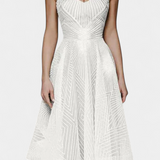 Dragana Embroidered Long Dress