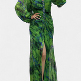 Leona Pleated Maxi Dress