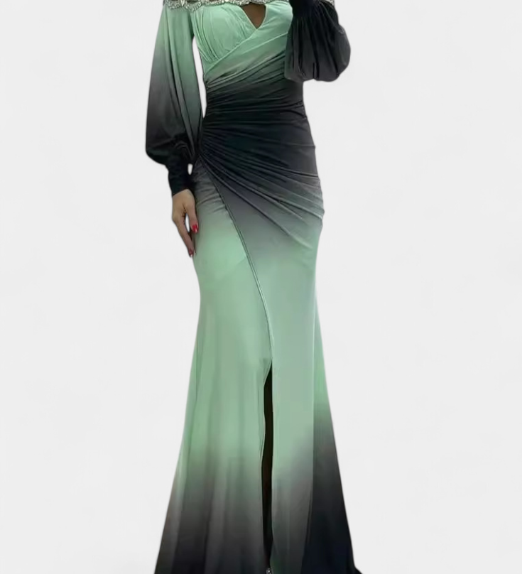 Silvia Ombre Maxi Dress
