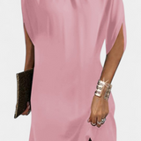 Ena Timeless Round Neck Midi Dress