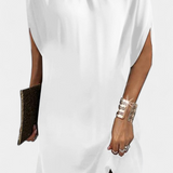 Ena Timeless Round Neck Midi Dress