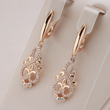 Charming fairy gold earrings