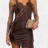 Katarina Lace Strappy Mini Dress