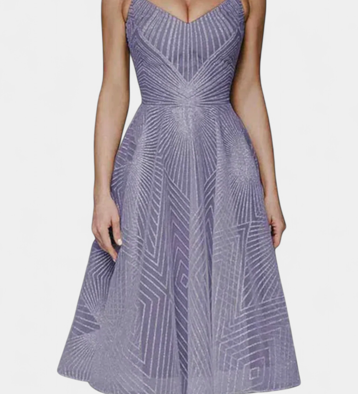Dragana Embroidered Long Dress