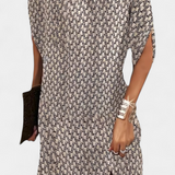 Ena Timeless Round Neck Midi Dress
