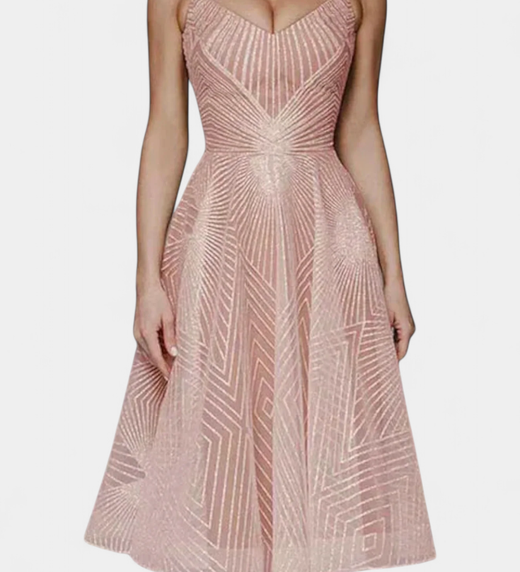 Dragana Embroidered Long Dress