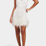 Mirjana Feather Mini Dress