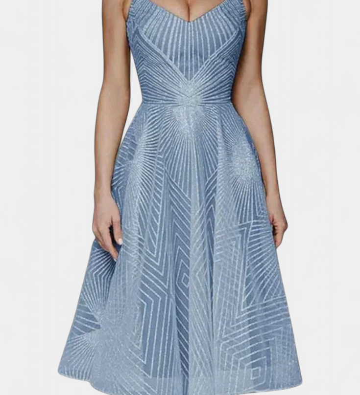 Dragana Embroidered Long Dress