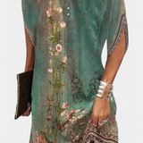 Ena Timeless Round Neck Midi Dress