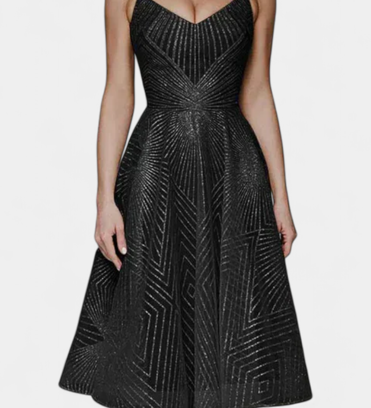 Dragana Embroidered Long Dress