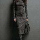 Lorna Long Brown Dress